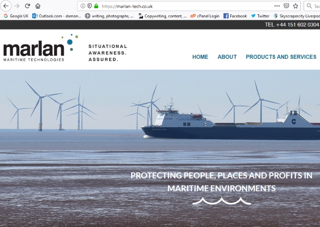 Marlan Maritime Technologies website